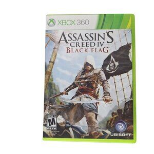 Assassin's Creed IV Black Flag Xbox 360 Game with Case